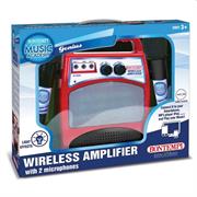 AMPLIFICATORE WIRELESS + 2 MICROFONI