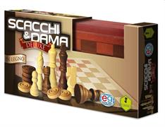 DAMA & SCACCHI IN LEGNO DLX