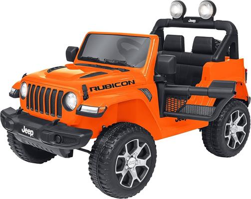 JEEP WRANGLER RUBICON ARANCIO R/C 12V