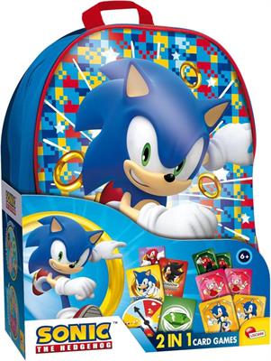 SONIC ZAINO + GIOCHI CARTE