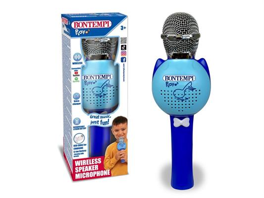 MICROFONO KARAOKE BLU