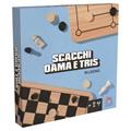 DAMA, SCACCHI E TRIS IN LEGNO