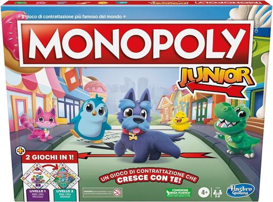 MONOPOLY JUNIOR 2 GIOCHI IN 1