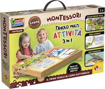 MONTESSORI TAVOLO ATTIVITA' LEGNO